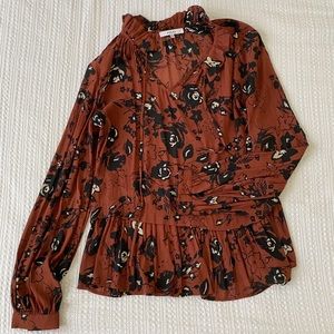 Ro & De Peplum Blouse